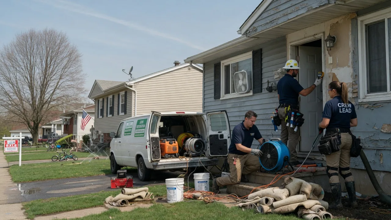 Flood Cleanup in Long Valley, NJ near me